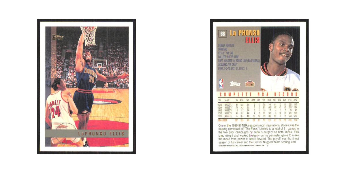 1997 Topps LaPhonso Ellis Nuggets #68.0
