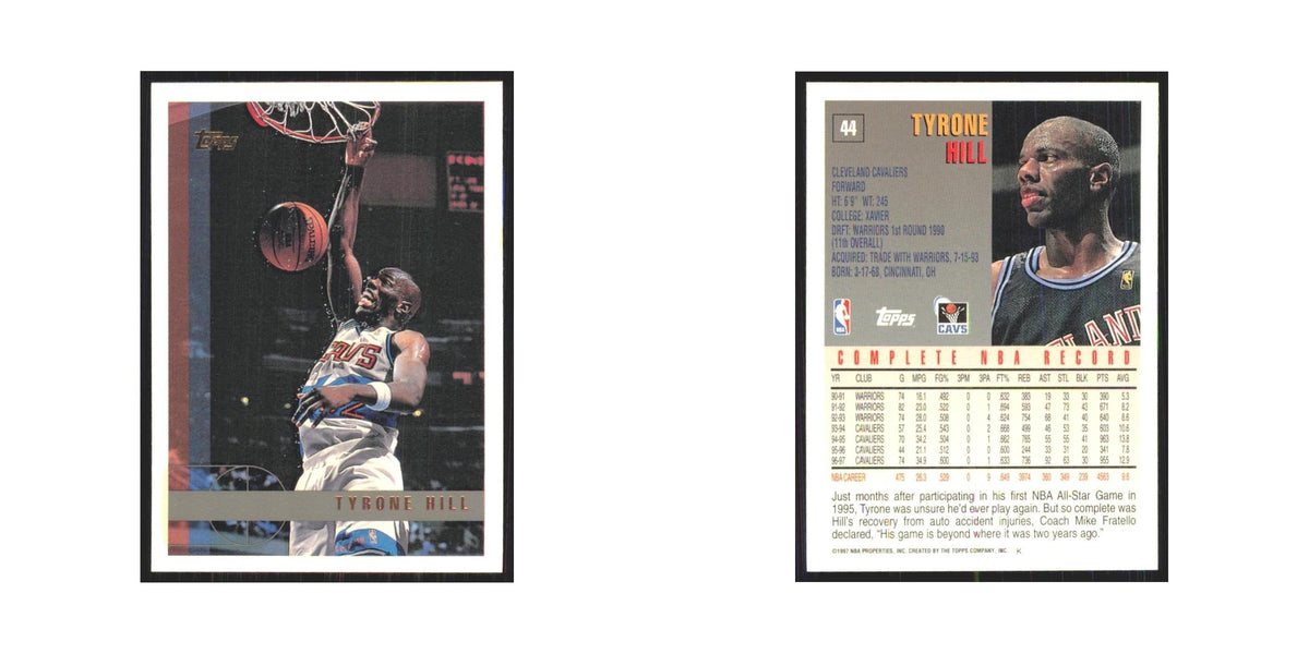 1997 Topps Tyrone Hill Cavaliers #44.0