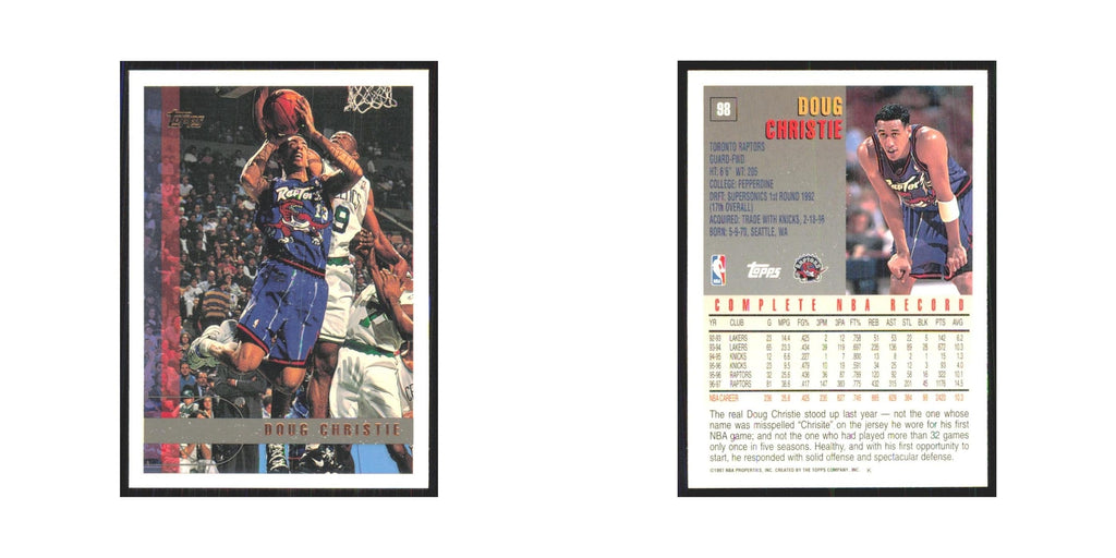 1997 Topps Doug Christie Raptors #98.0