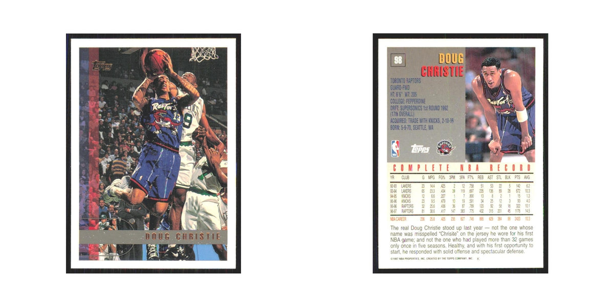 1997 Topps Doug Christie Raptors #98.0