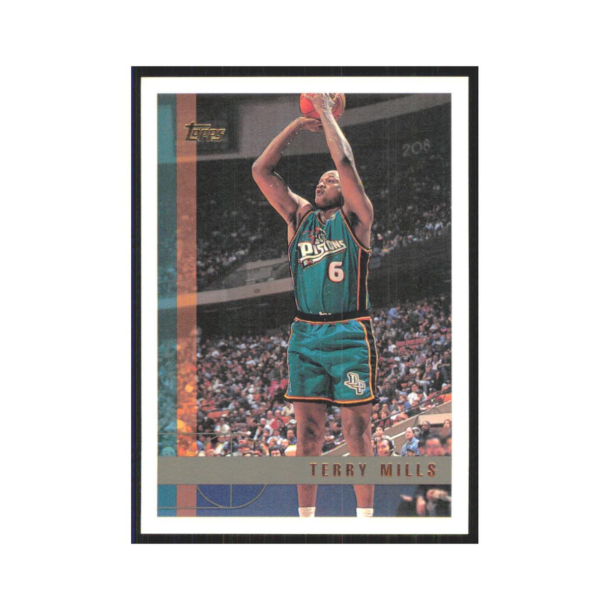 1997 Topps Terry Mills Pistons #82.0