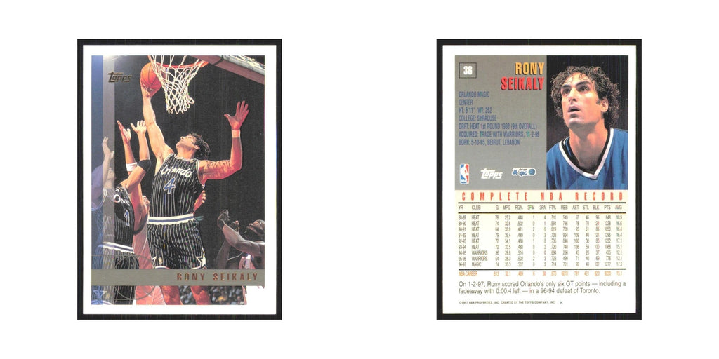 1997 Topps Rony Seikaly Magic #36.0
