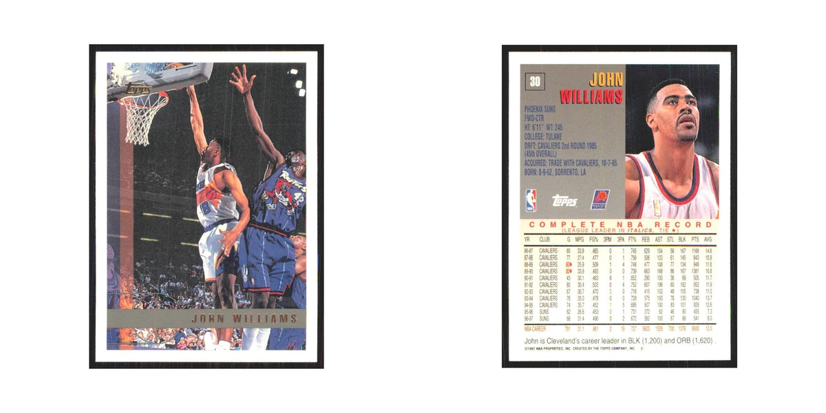 1997 Topps John Williams Suns #30.0