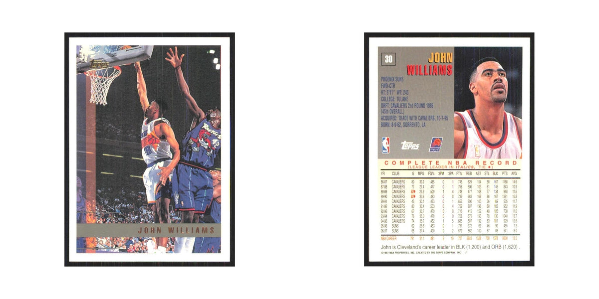 1997 Topps John Williams Suns #30.0