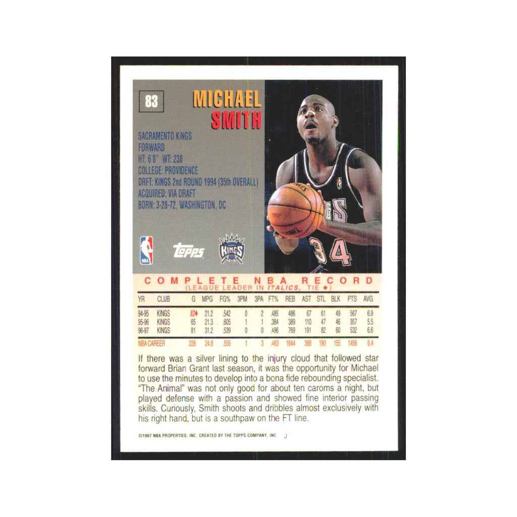 1997 Topps Michael Smith Kings #83.0