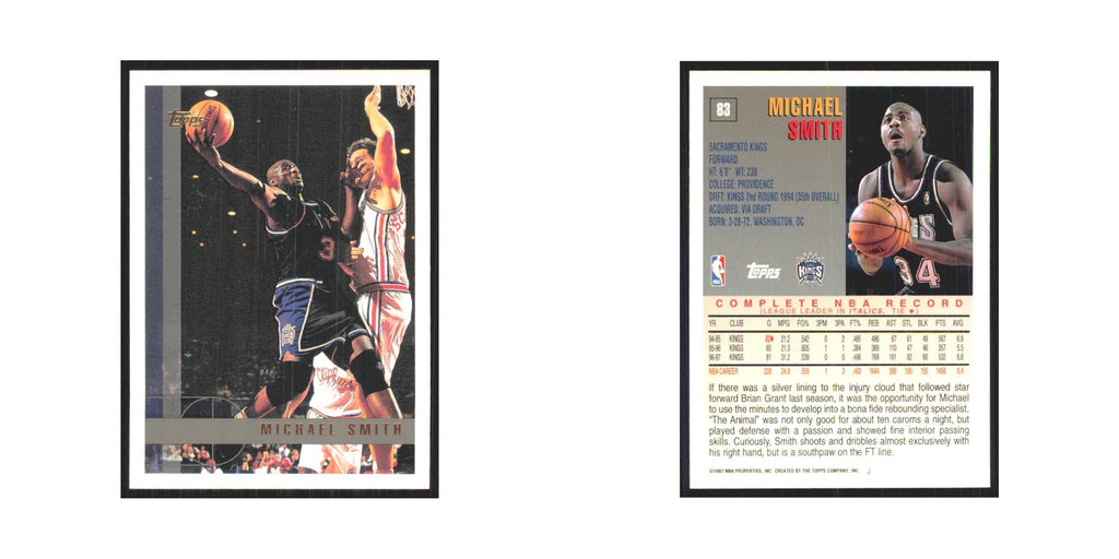 1997 Topps Michael Smith Kings #83.0