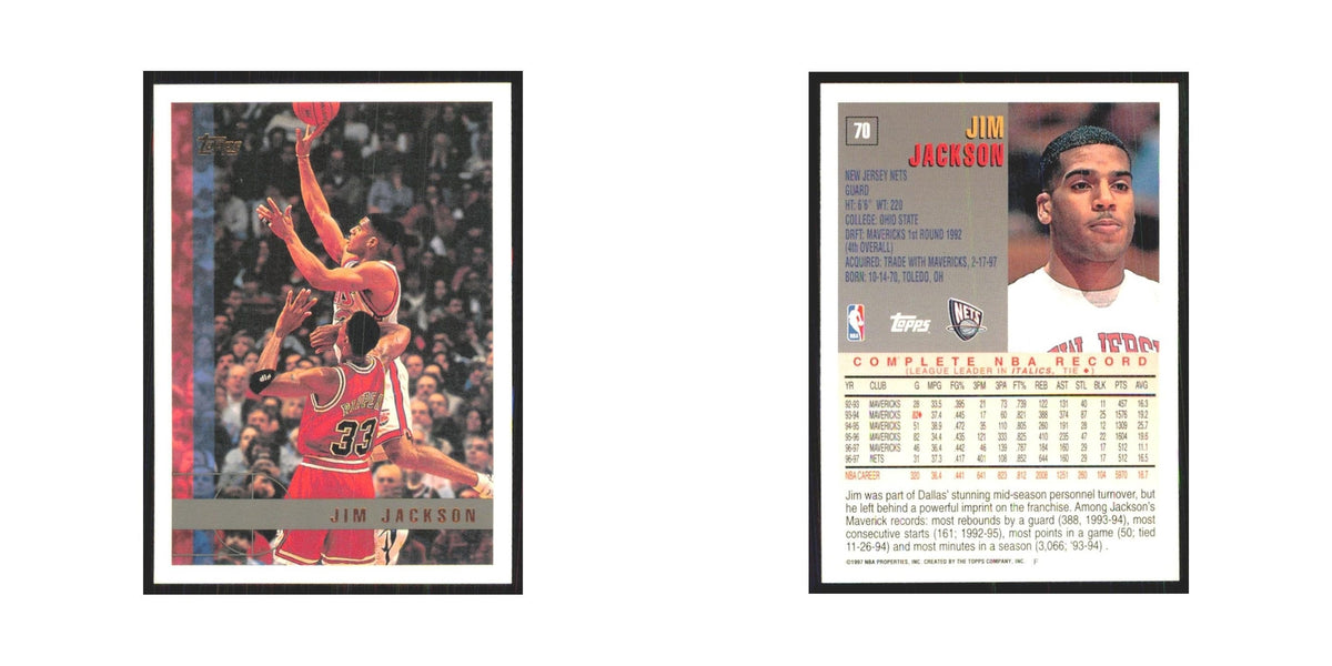 1997 Topps Jim Jackson Nets #70.0