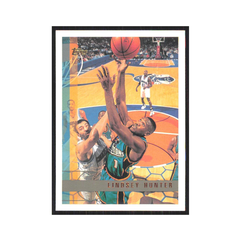 1997 Topps Lindsey Hunter Pistons #72.0