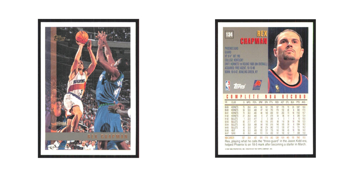 1997 Topps Rex Chapman Suns #134.0