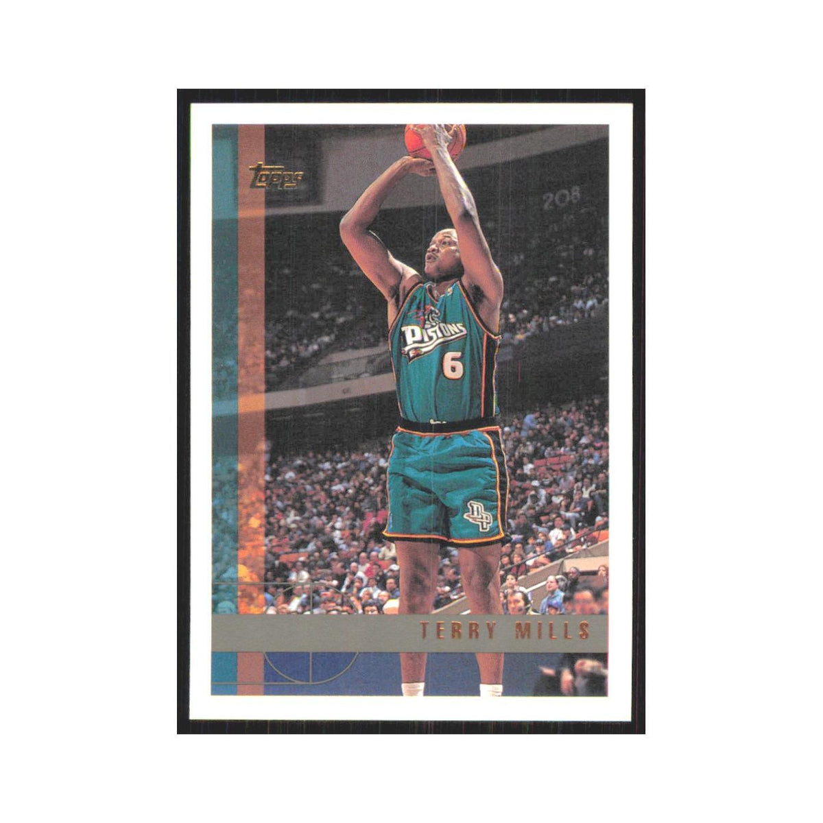 1997 Topps Terry Mills Pistons #82.0