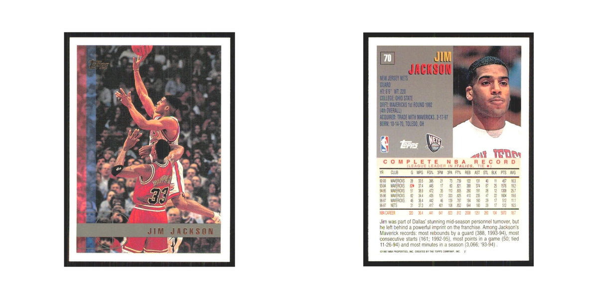 1997 Topps Jim Jackson Nets #70.0