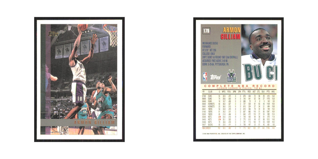 1997 Topps Armon Gilliam Bucks #178.0