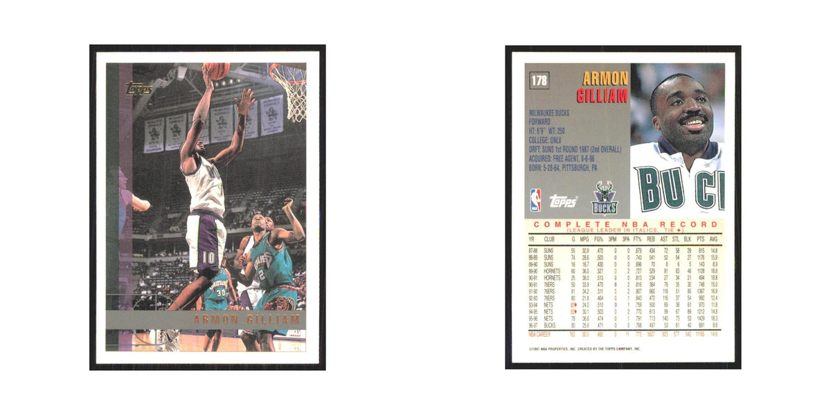 1997 Topps Armon Gilliam Bucks #178.0