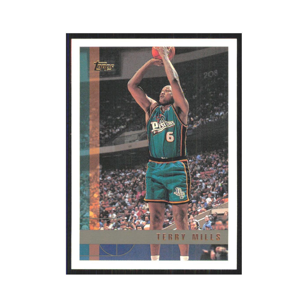 1997 Topps Terry Mills Pistons #82.0