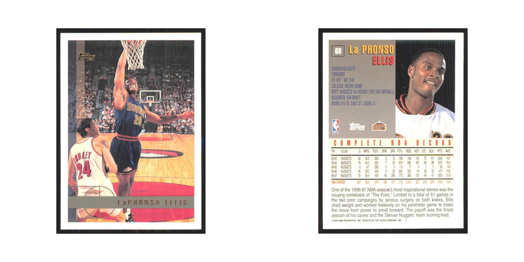 1997 Topps LaPhonso Ellis Nuggets #68.0