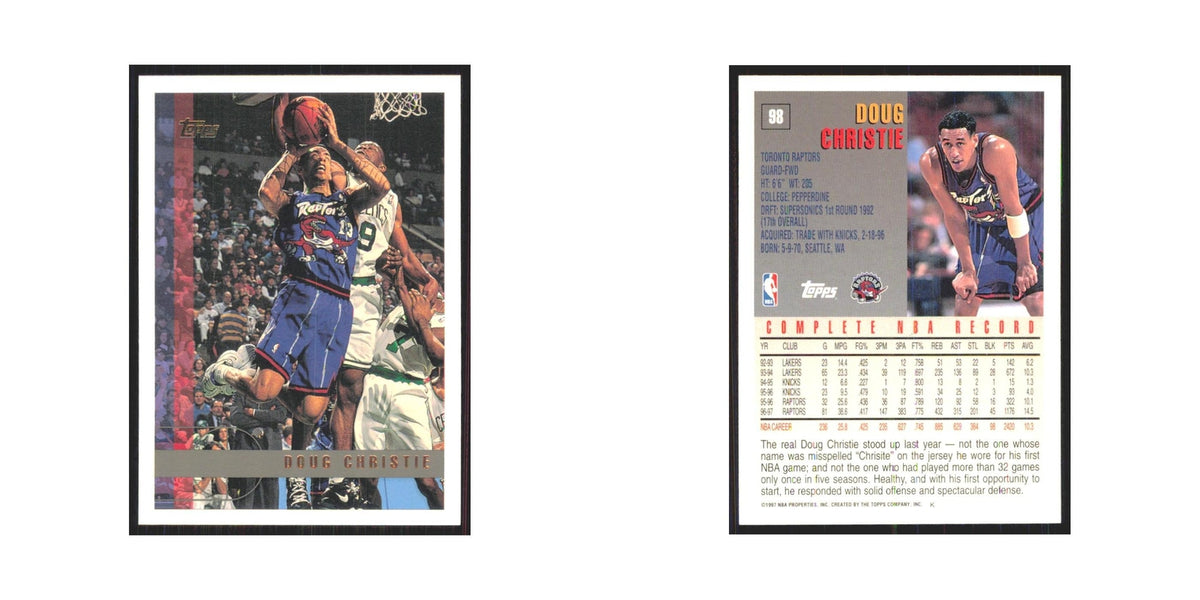 1997 Topps Doug Christie Raptors #98.0
