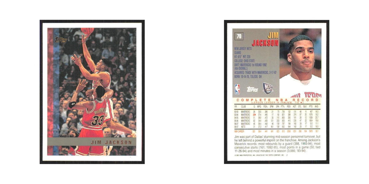 1997 Topps Jim Jackson Nets #70.0