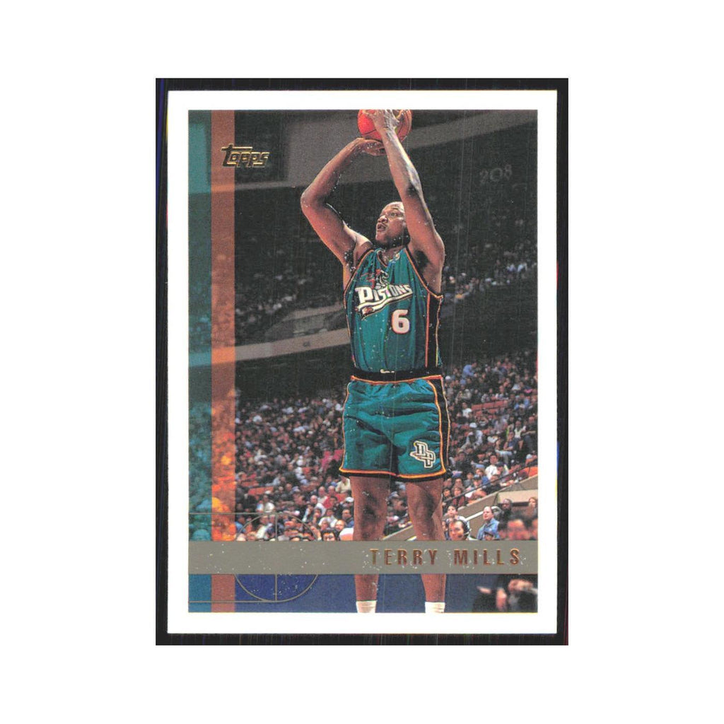 1997 Topps Terry Mills Pistons #82.0