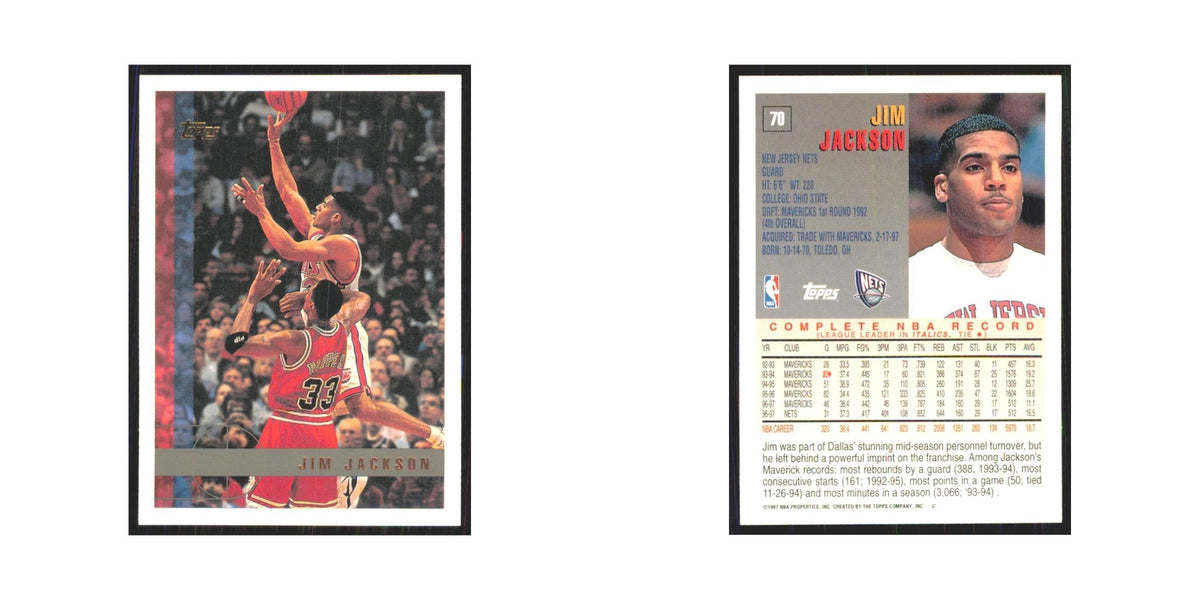 1997 Topps Jim Jackson Nets #70.0