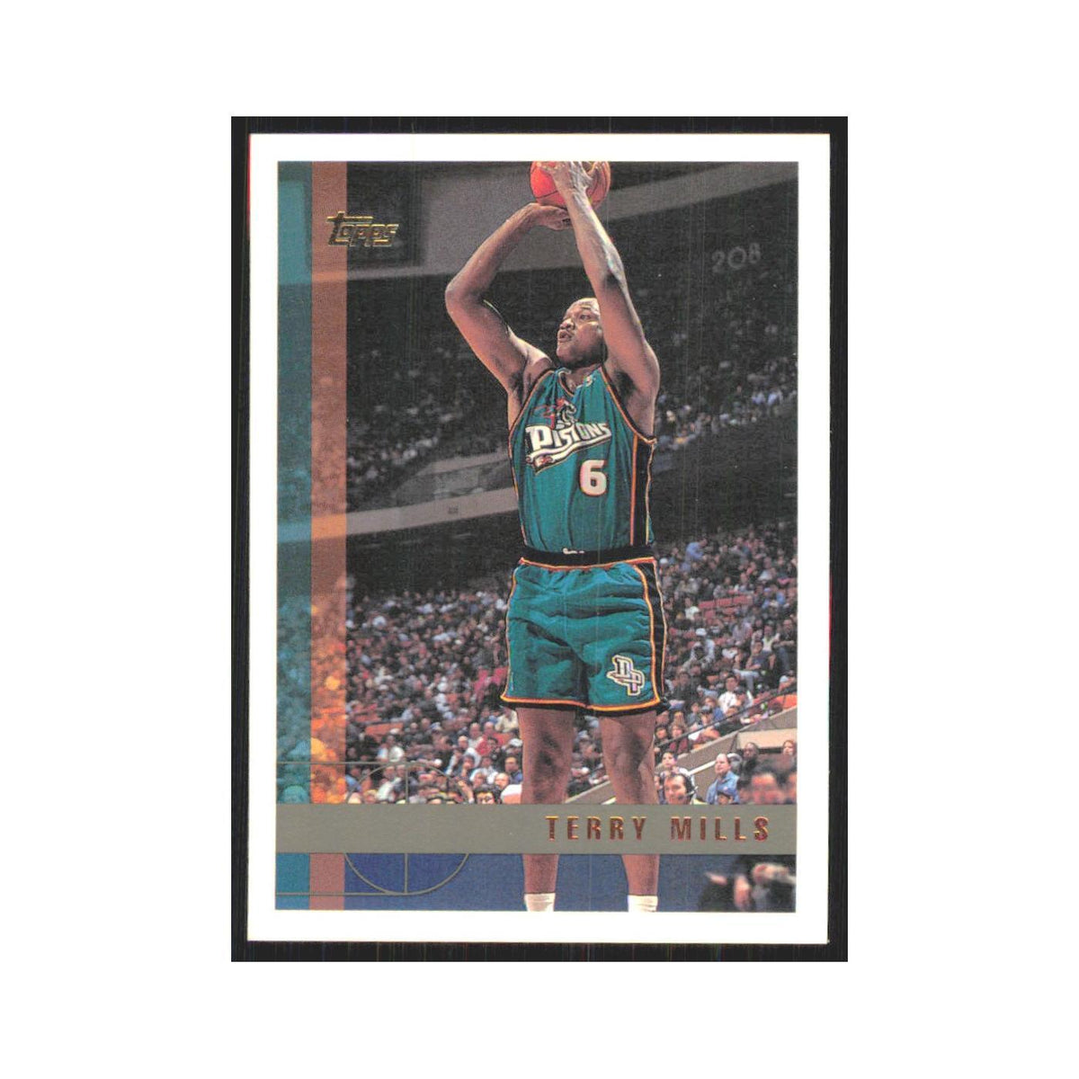 1997 Topps Terry Mills Pistons #82.0