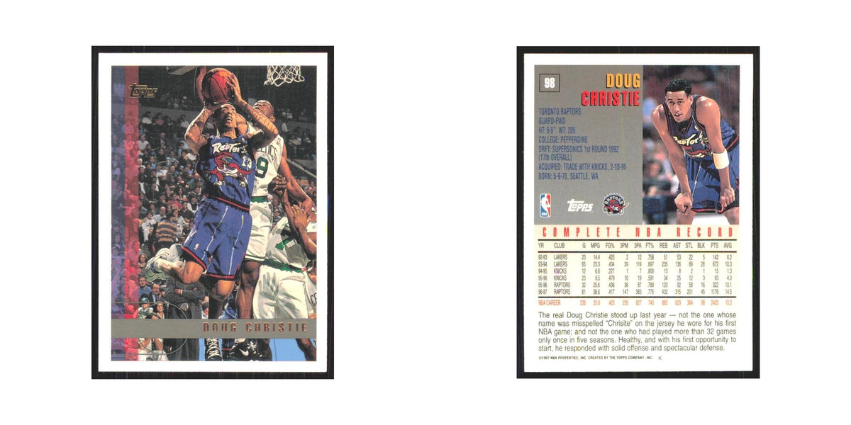 1997 Topps Doug Christie Raptors #98.0