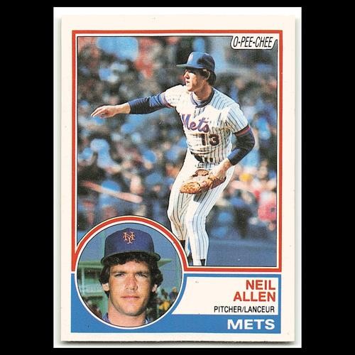 Neil Allen #268 1983 O-Pee-Chee New York Mets Baseball Card MLB NM