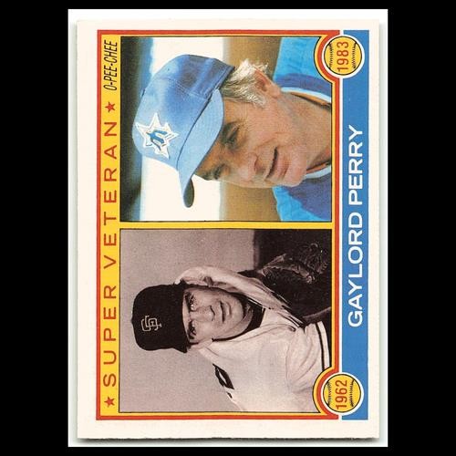 Gaylord Perry #159 1983 O-Pee-Chee San Francisco Giants/Seattle Mariners Card NM
