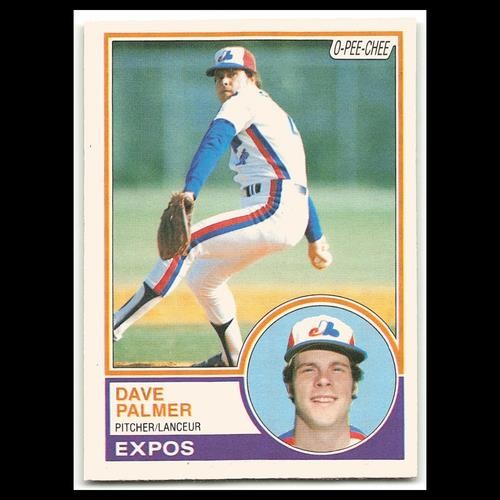 David Palmer #164 1983 O-Pee-Chee Montreal Expos Baseball Card MLB NM