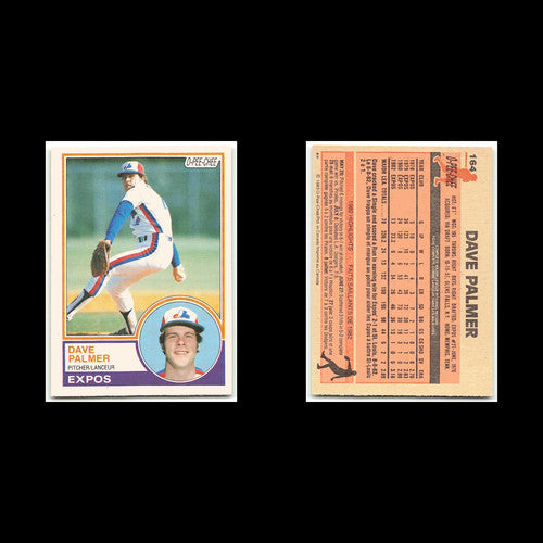 David Palmer #164 1983 O-Pee-Chee Montreal Expos Baseball Card MLB NM
