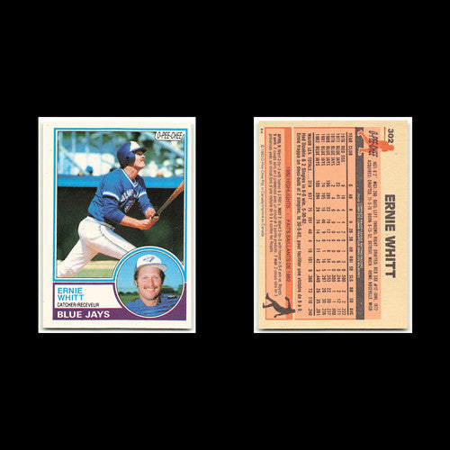 Ernie Whitt #302 1983 O-Pee-Chee Toronto Blue Jays Baseball Card MLB NM