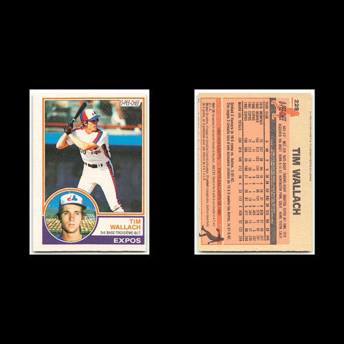 Tim Wallach #229 1983 O-Pee-Chee Montreal Expos Baseball Card MLB NM