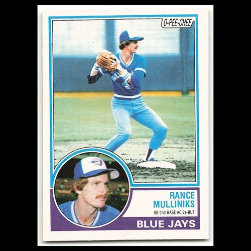 Rance Mulliniks #277 1983 O-Pee-Chee Toronto Blue Jays Baseball Card MLB NM