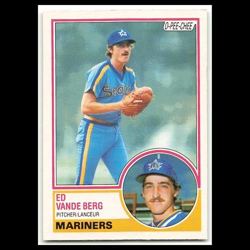 Ed Vande Berg Rookie #183 1983 O-Pee-Chee Seattle Mariners Baseball Card MLB NM