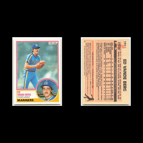 Ed Vande Berg Rookie #183 1983 O-Pee-Chee Seattle Mariners Baseball Card MLB NM