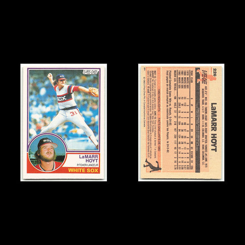 LaMarr Hoyt #226 1983 O-Pee-Chee Chicago White Sox Baseball Card MLB NM