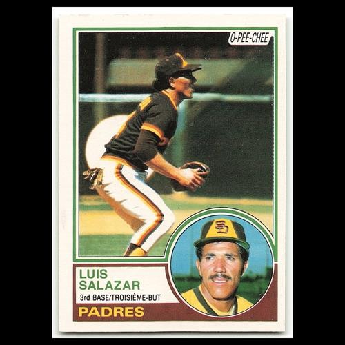 Luis Salazar #156 1983 O-Pee-Chee San Diego Padres Baseball Card MLB NM