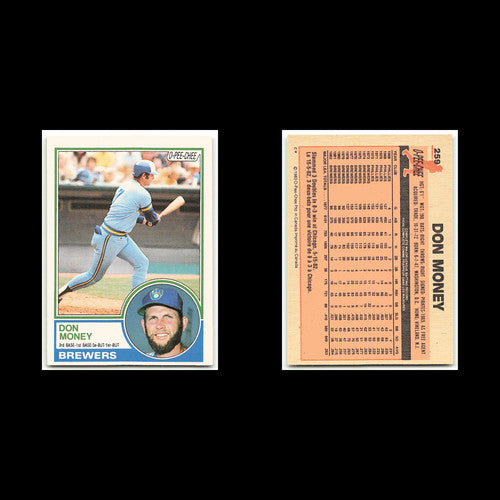Don Money #259 1983 O-Pee-Chee Milwaukee Brewers Baseball Card MLB NM