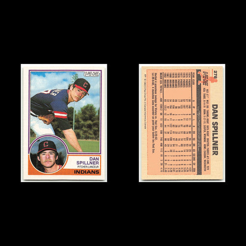 Dan Spillner #278 1983 O-Pee-Chee Cleveland Indians Baseball Card MLB NM
