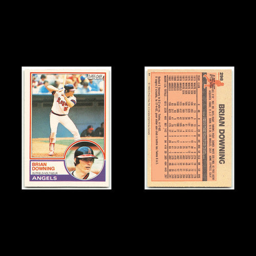 Brian Downing #298 1983 O-Pee-Chee California Angels Baseball Card MLB NM