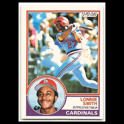 Lonnie Smith #273 1983 O-Pee-Chee St. Louis Cardinals Baseball Card MLB NM