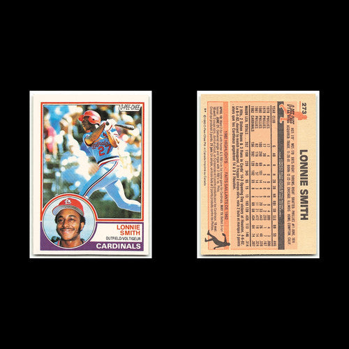 Lonnie Smith #273 1983 O-Pee-Chee St. Louis Cardinals Baseball Card MLB NM