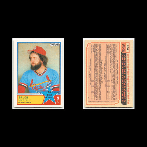 Bruce Sutter #266 1983 O-Pee-Chee St. Louis Cardinals Baseball Card MLB NM