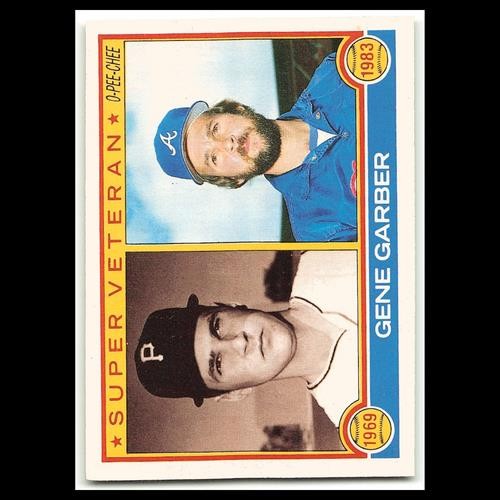 Gene Garber #256 1983 O-Pee-Chee Pittsburgh Pirates/Atlanta Braves Baseball Card
