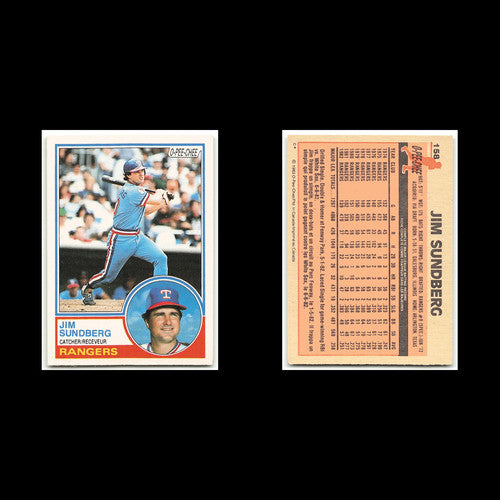 Jim Sundberg #158 1983 O-Pee-Chee Texas Rangers Baseball Card MLB NM