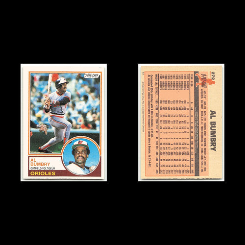 Al Bumbry #272 1983 O-Pee-Chee Baltimore Orioles Baseball Card MLB NM