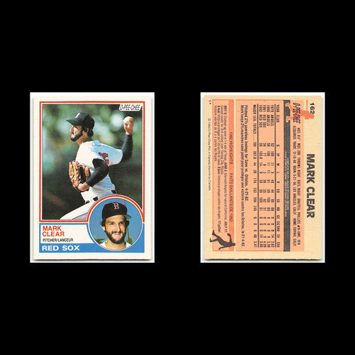 Mark Clear #162 1983 O-Pee-Chee Boston Red Sox Baseball Card MLB NM