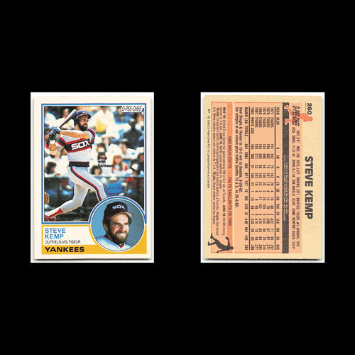 Steve Kemp #260 1983 O-Pee-Chee New York Yankees Baseball Card MLB NM