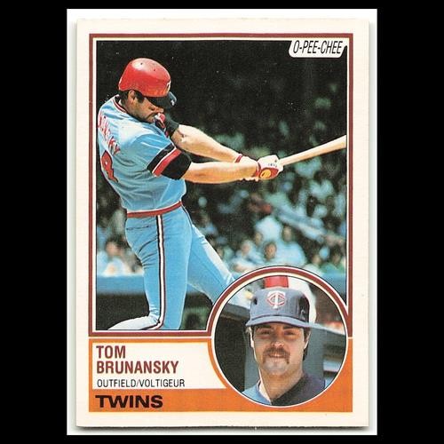 Tom Brunansky #232 1983 O-Pee-Chee Minnesota Twins Baseball Card MLB NM