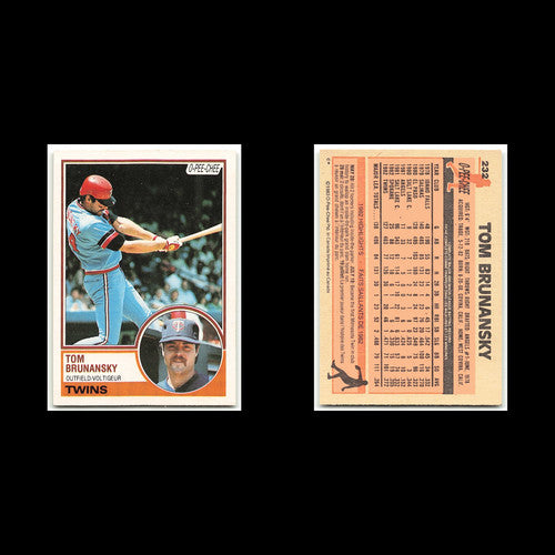 Tom Brunansky #232 1983 O-Pee-Chee Minnesota Twins Baseball Card MLB NM