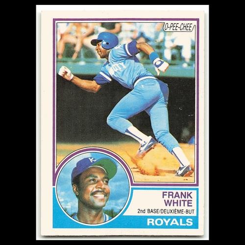 Frank White #171 1983 O-Pee-Chee Kansas City Royals Baseball Card MLB NM